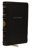 KJV Personal Size Reference Bible  Sovereign Collection (Comfort Print)-Black Genuine Leather Indexed