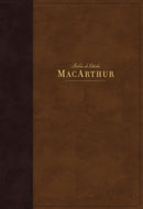 Span-NBLA MacArthur Study Bible (Biblia De Estudio MacArthur)-Brown Leathersoft Indexed