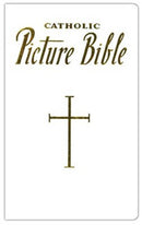 New Catholic Picture Bible-White Bonded Leather