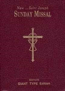 New Saint Joseph Sunday Missal (Complete Edition) Large Print-Burgundy Imitation Leather