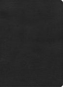 CSB Single-Column Wide-Margin Bible-Black LeatherTouch