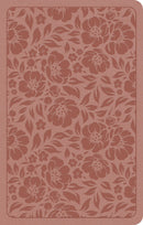 KJV Personal Size Bible-Rose Gold LeatherTouch