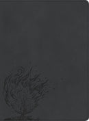 CSB Experiencing God Bible-Charcoal LeatherTouch Indexed