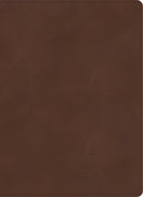 KJV Single-Column Wide-Margin Bible-Brown LeatherTouch