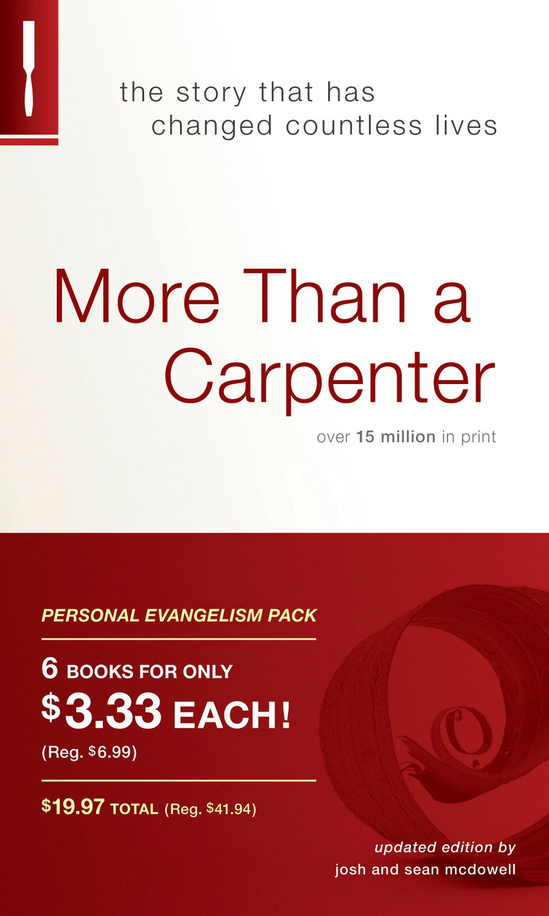 More Than A Carpenter Evangelism Kit (Pack Of 6)