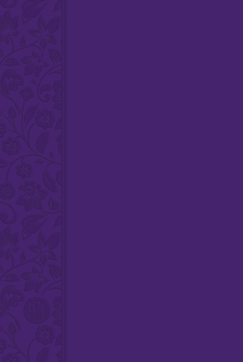 The Passion Translation New Testament w/Psalms  Proverbs & Song Of Songs (2020 Edition)-Violet Imitation Leather 
