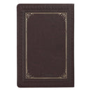 Large Print Thinline Bible - Brown