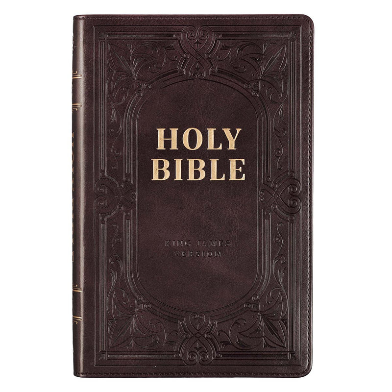 KJV Deluxe Gift Bible dark brown index