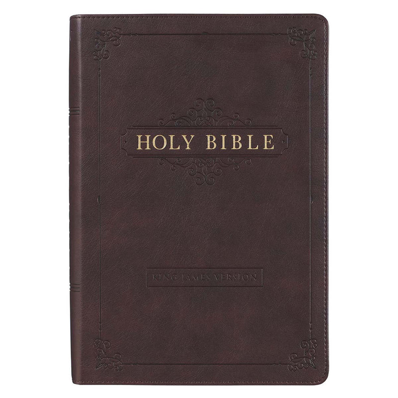 KJV Bible Giant Print Dark Brown