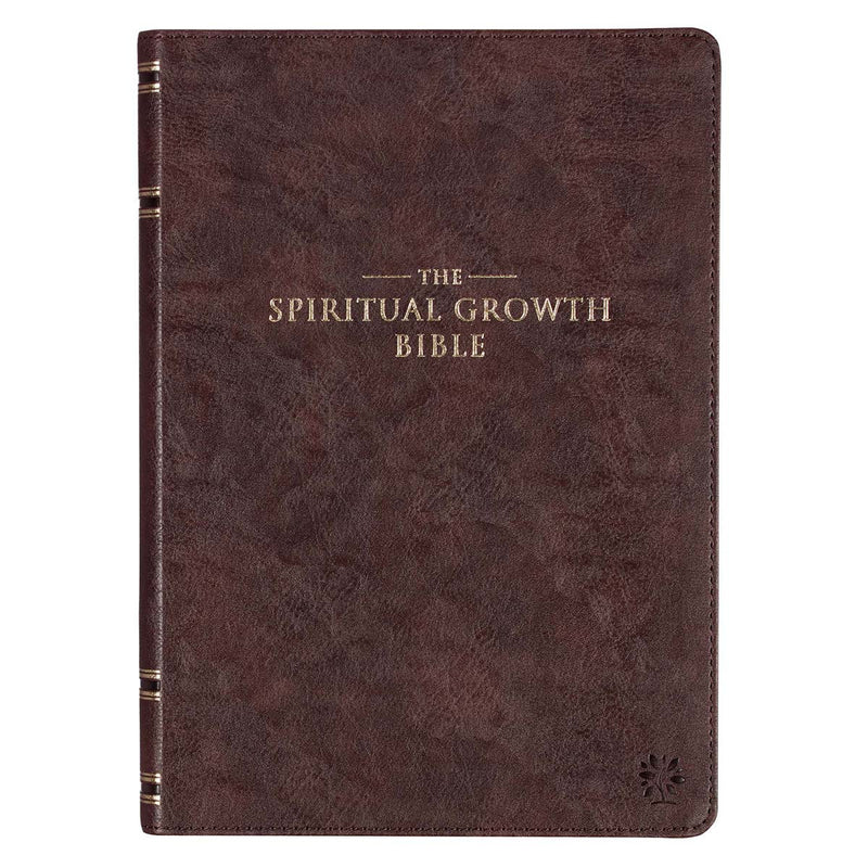 Spiritual Growth Bible Espresso Brown