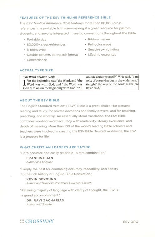 Referentiebijbel dunne lijn