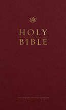 ESV Pew Bible-Burgundy Hardcover