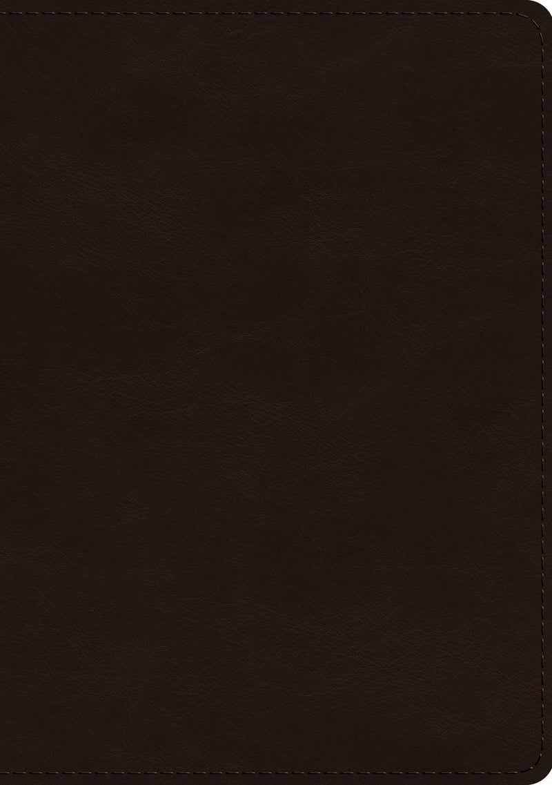 ESV Single Column Journaling Bible/Large Print-Deep Brown TruTone