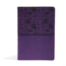 NIV Holman Rainbow Study Bible-Purple Leathertouch Indexed