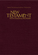 NIV New Testament With Psalms And Proverbs-Burgundy Softcover