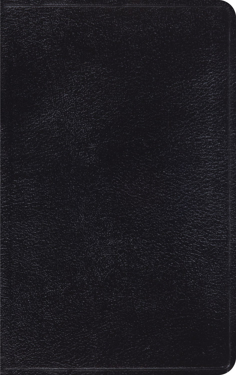 ESV Thinline Bible-Black Genuine Leather