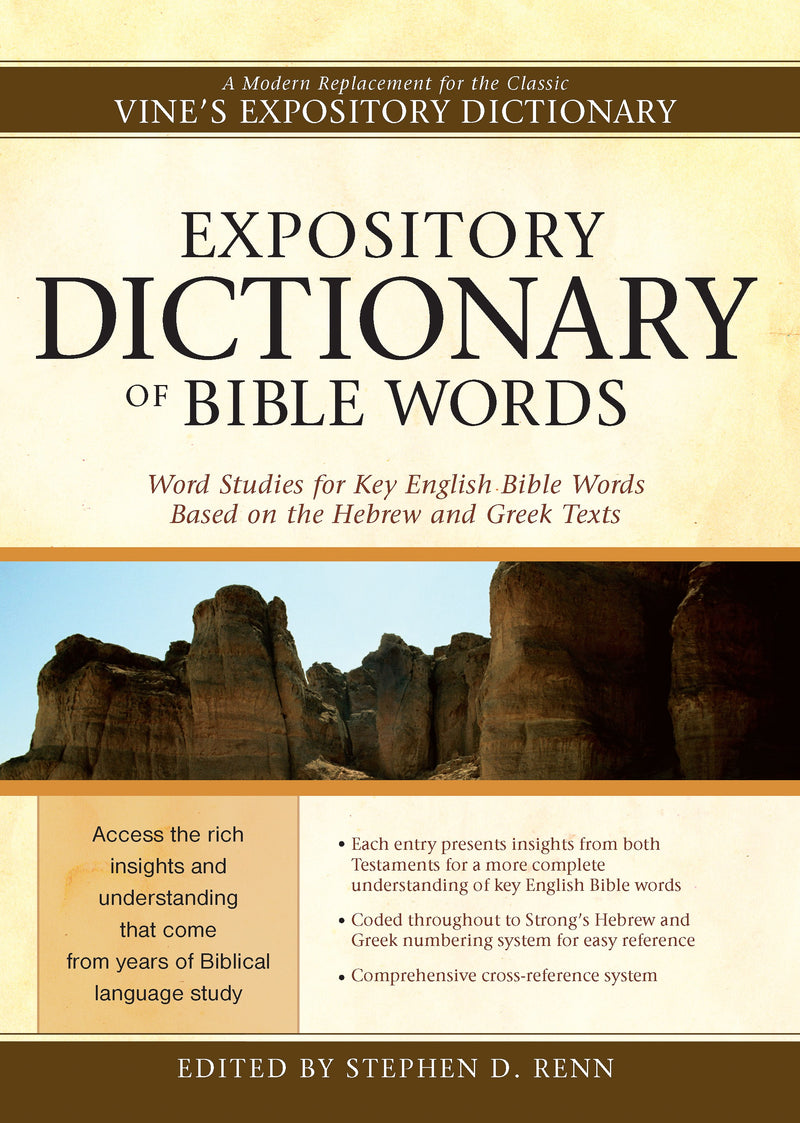 Expository Dictionary of Bible Words (Value Price)