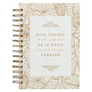 Give Thanks White and Gold - Pslam 106:1