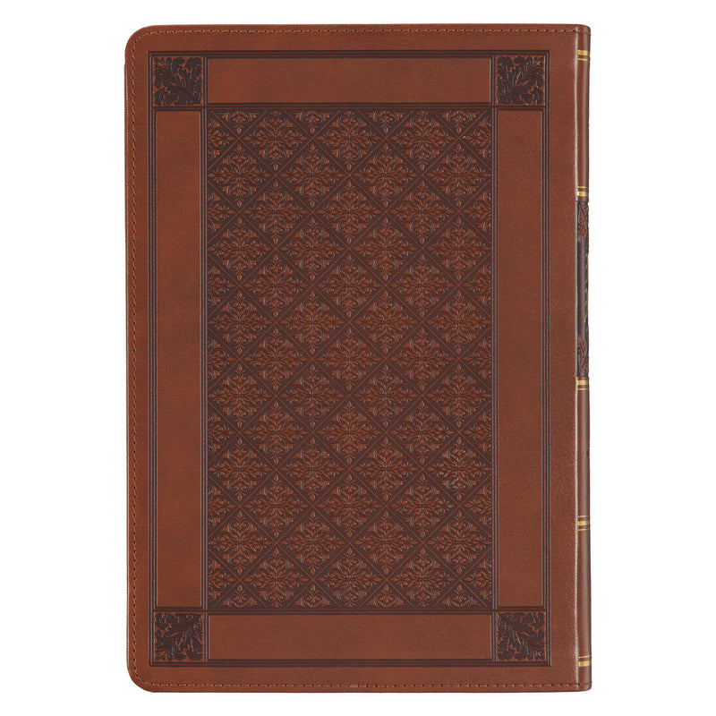 Honey-brown Full-size Giant Print Ind