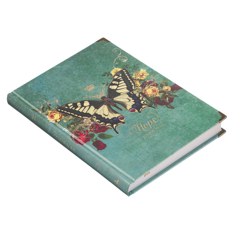 Teal Hope Butterfly - Jesaja 40:31