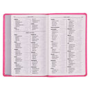 Parelmoer kersenroze imitatieleer cadeau