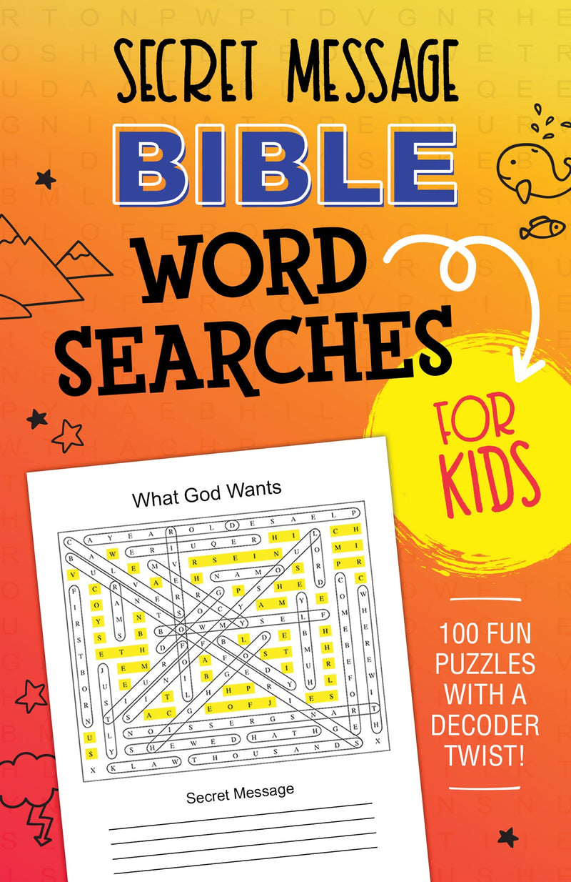 Secret Message Bible Word Searches For Kids