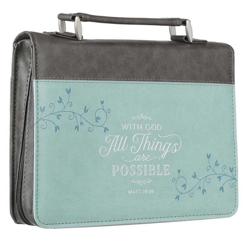 Met God Alles Teal Luxleather