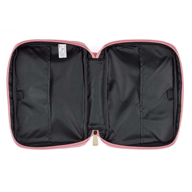 Roze met Hart Badge Luxleather