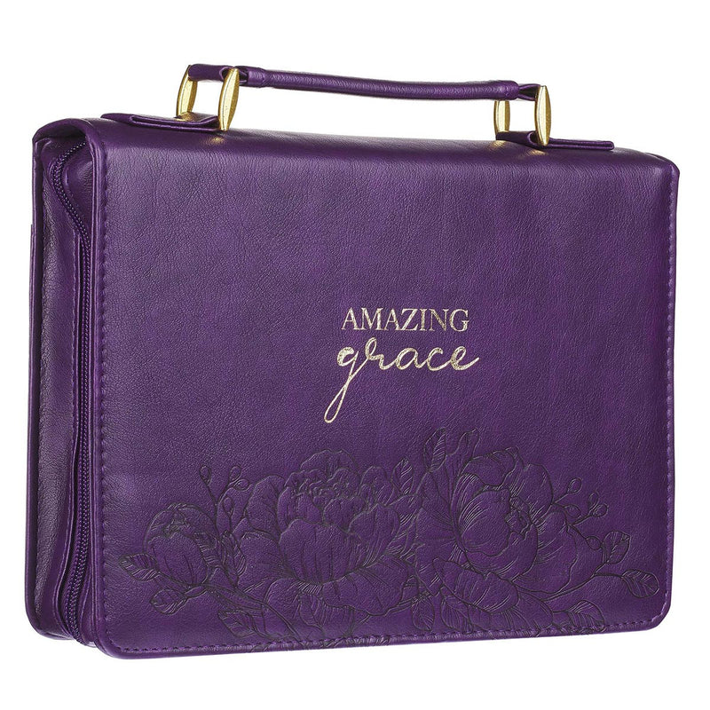 Amazing Grace Paarse Bloemen Luxleather
