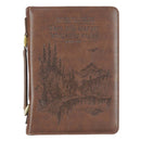 Wings Like Eagles Bruin luxe leer