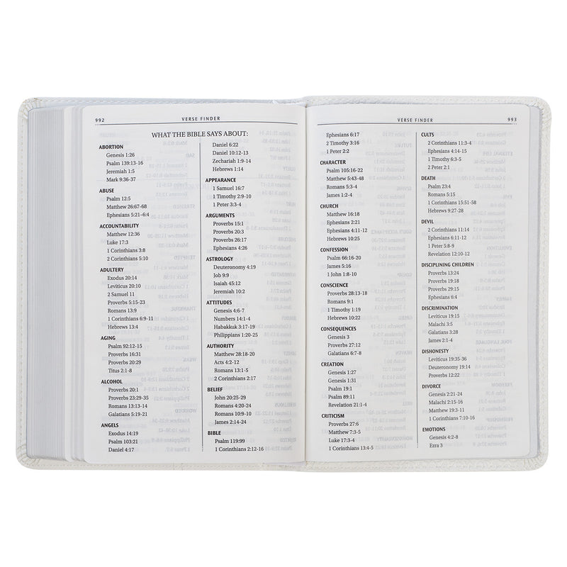 Compact Bible - Wedding - White