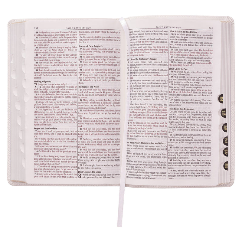 Standard Size Bible-Wedding-White-ind